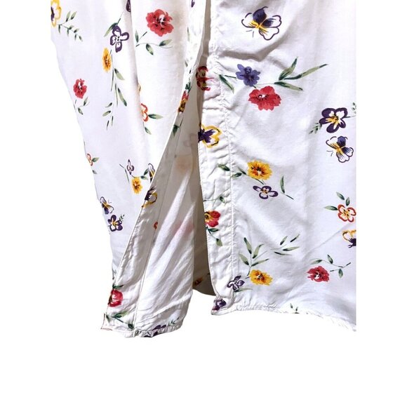 Vintage Together Midi Dress 18 Pockets Full Button Sundress Butterfly Fairy - Picture 5 of 10